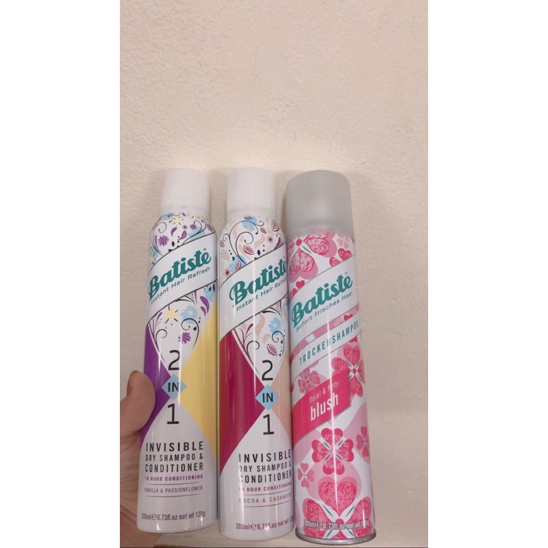 Dầu gội khô Batiste Dry Shampoo 200ml