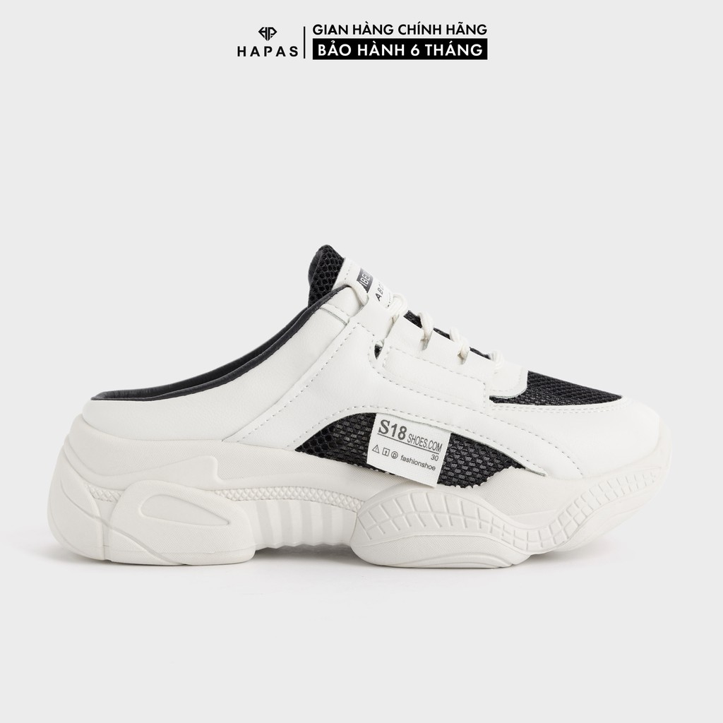 Giày Thể Thao Nữ Sneaker S18 Hở Gót HAPAS - GSK384