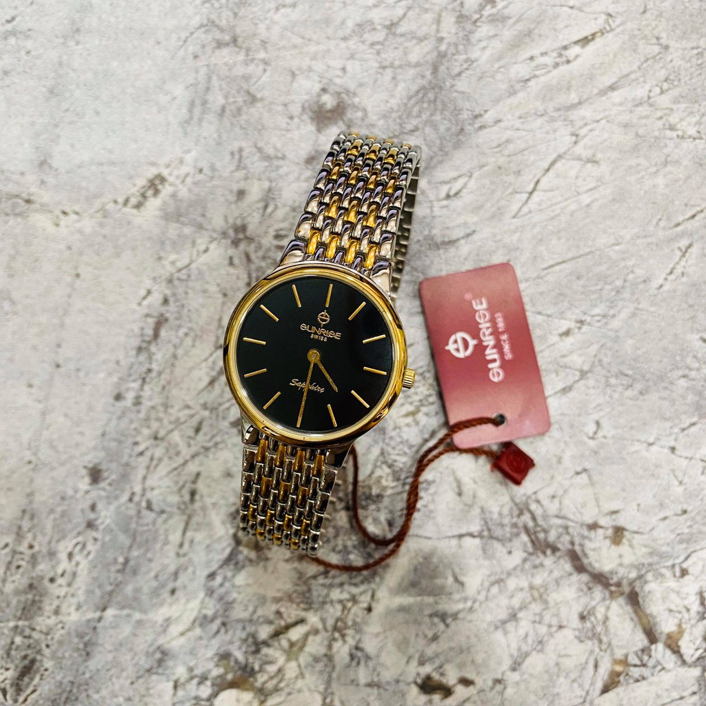 Đồng hồ Sunrise nữ chính hãng Nhật Bản L738SWD.SG.D - kính saphire chống trầy - siêu