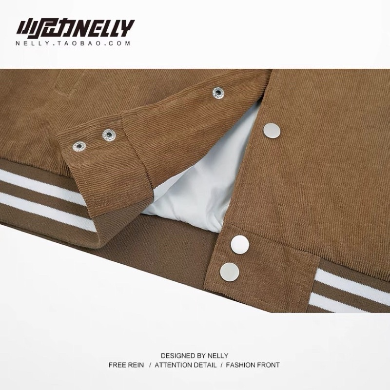 Áo khoác bomber  Nelly Heybig form rộng dành cho nam và nữ hey 59