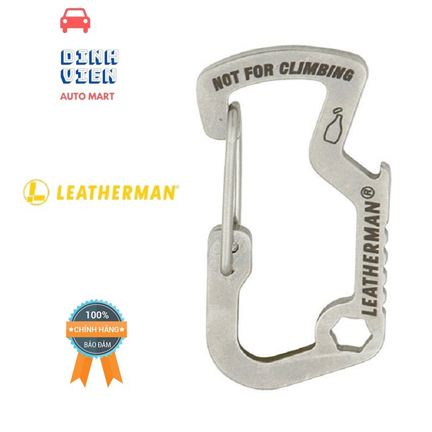 Móc Khóa Đa Năng LEATHERMAN Carabiner Accessory Hàng Chính Hãng Thép không gỉ cao cấp 420HC