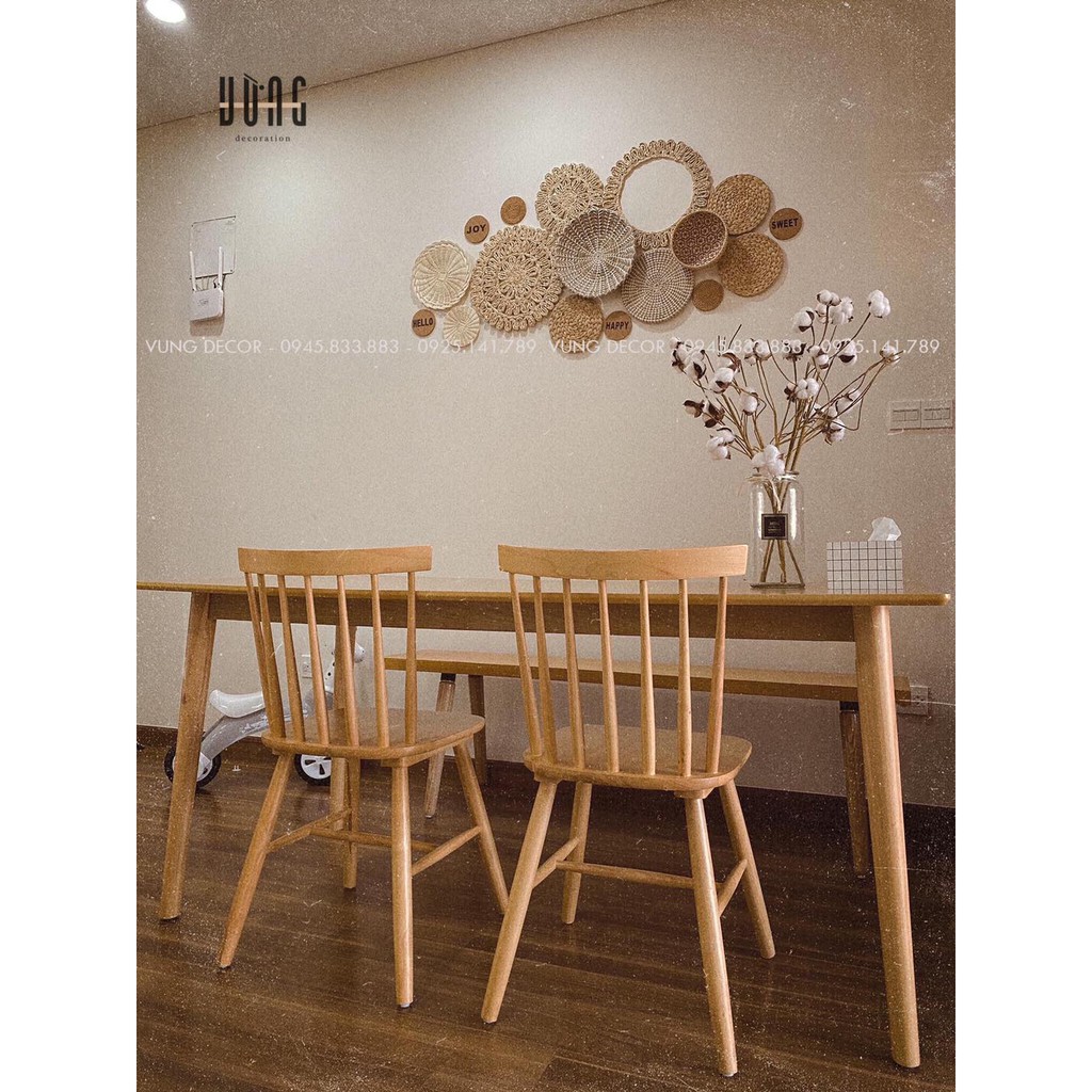 Sét Cói Trang Trí VỪNG DECOR. Trang Trí Nhà, Quán Cà Phê, Nhà Hàng, HomeStay - Hàng VNXK