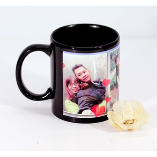 In ảnh lên cốc đen