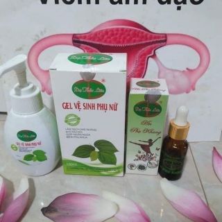 Combo gel vệ sinh ( dunh dịch vệ sinh) + tinh chất an phụ khang (5ML)