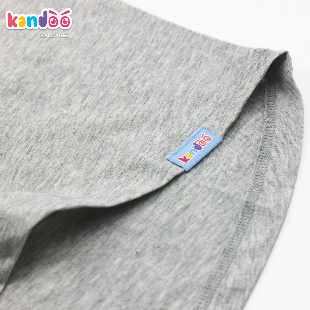 Áo T-shirt bé gái KANDOO, in hình đáng yêu thoải mái hoạt động, 100% cotton cao cấp mềm mịn, thoáng mát-DG16TS07