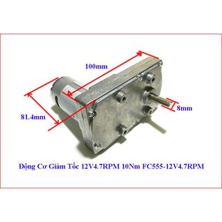 Động cơ hộp giảm tốc 12/24VDC