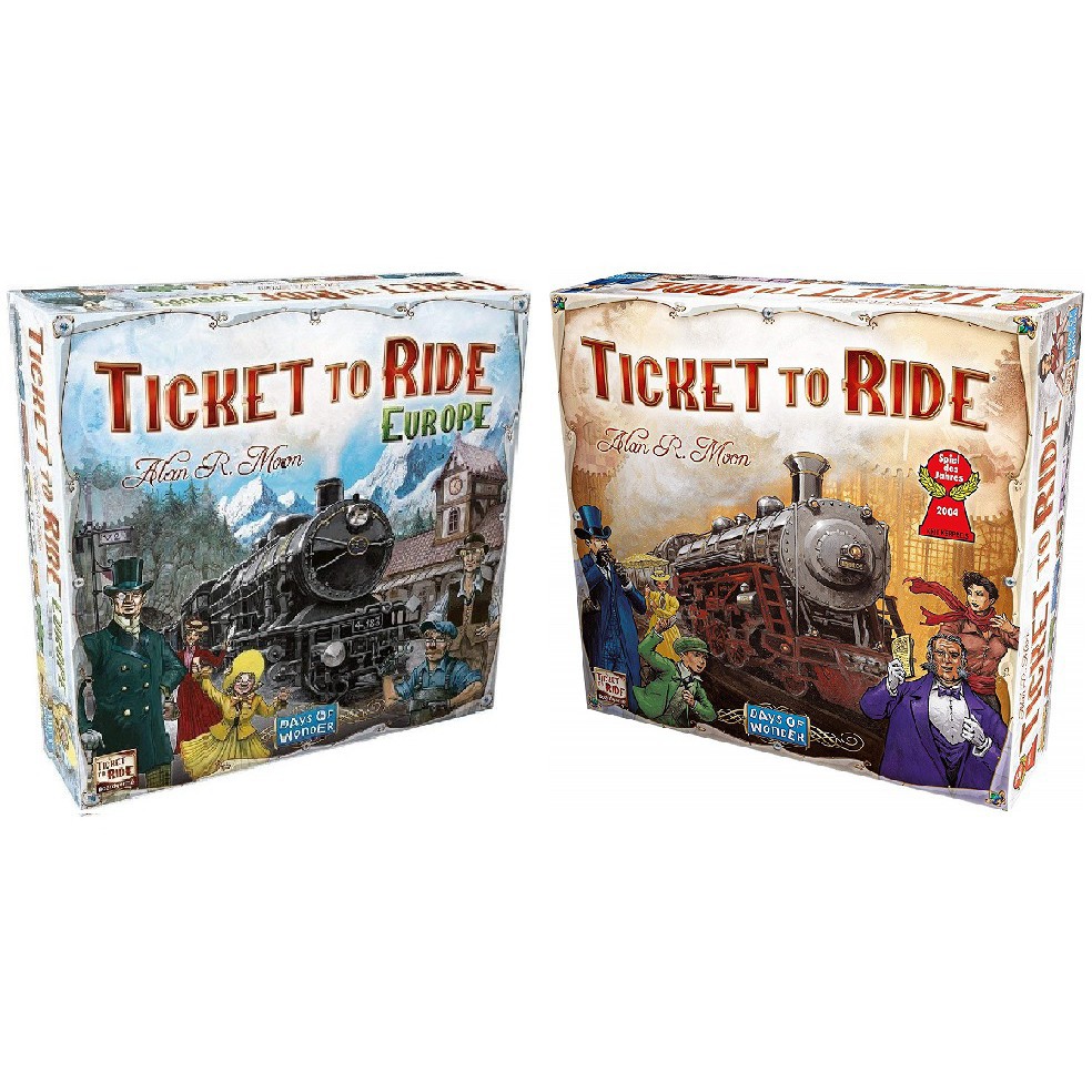 Trò chơi Board Game Ticket To Ride Phiên Bản US / Europa Tiếng Anh