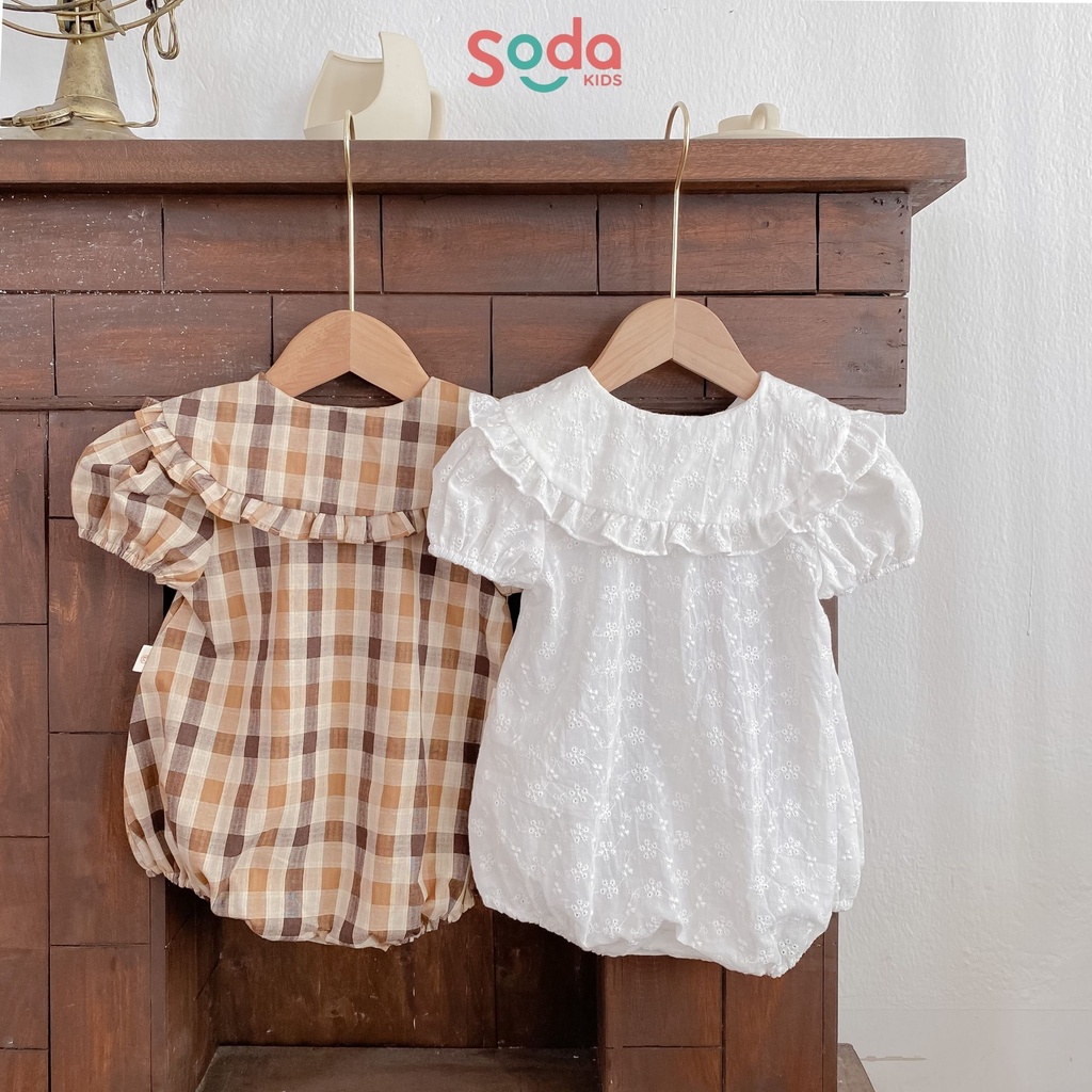 Body tặng kèm băng đô nơ cho bé gái Cece SODA KIDS phong cách tiểu thư