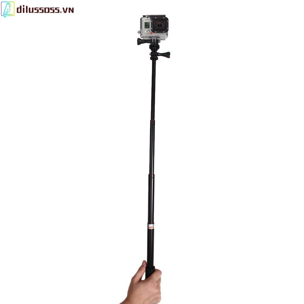 Gậy tự sướng cầm tay có thể kéo dài kèm chân đế cho máy ảnh GoPro