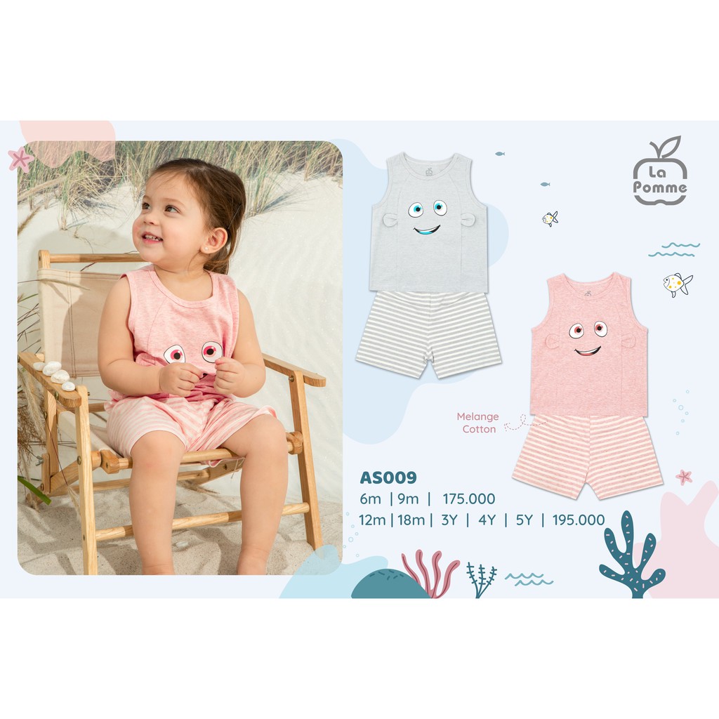 AS009 Bộ ba lỗ La Pomme Cá heo