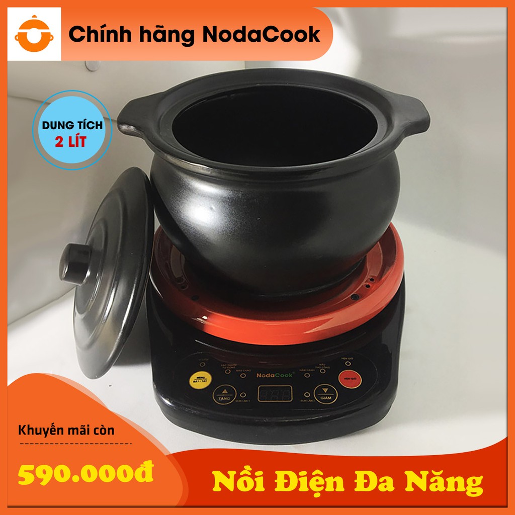 Nồi sứ đa năng chuyên dụng 2 lít NodaCook