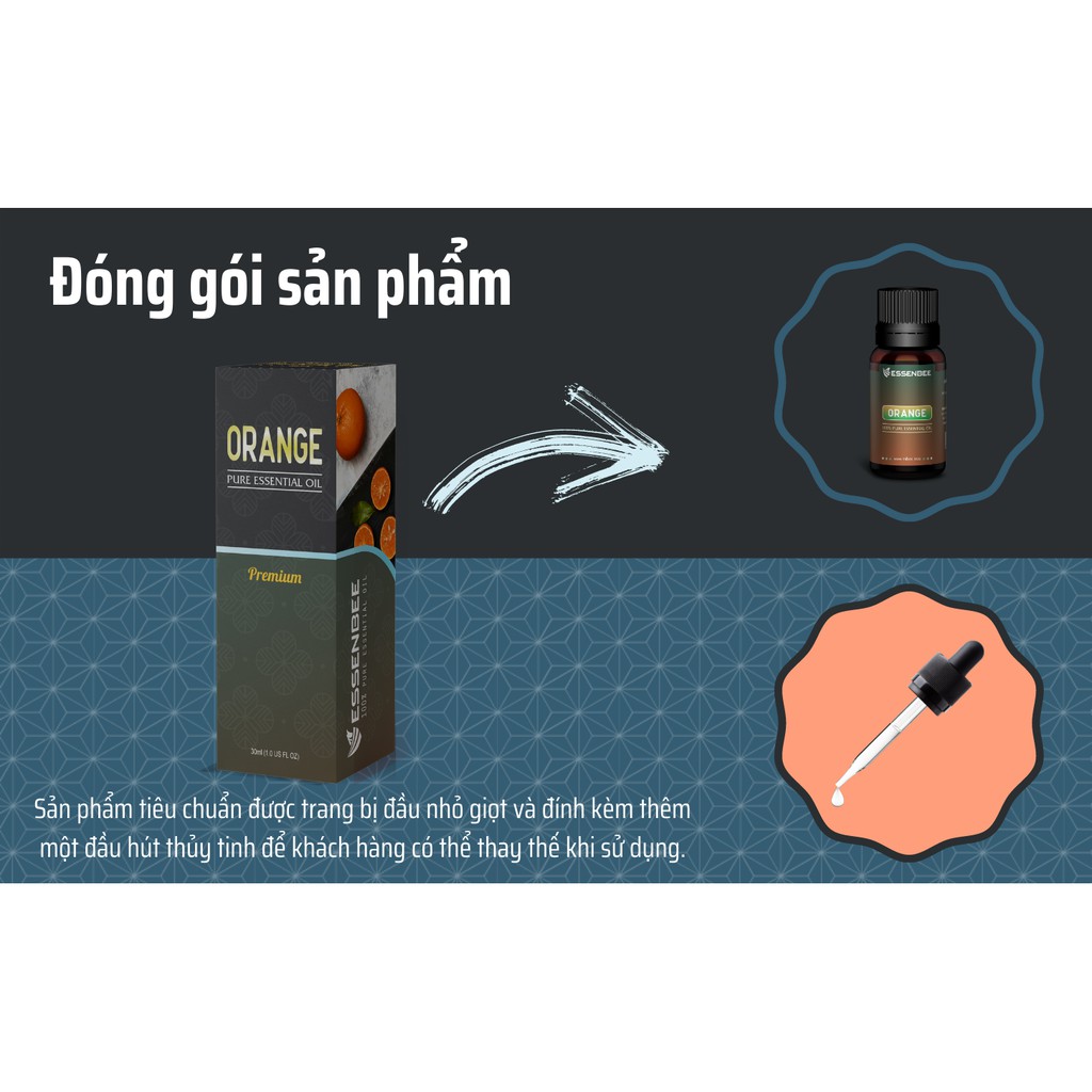 Tinh dầu Cam – Essenbee – 30ml