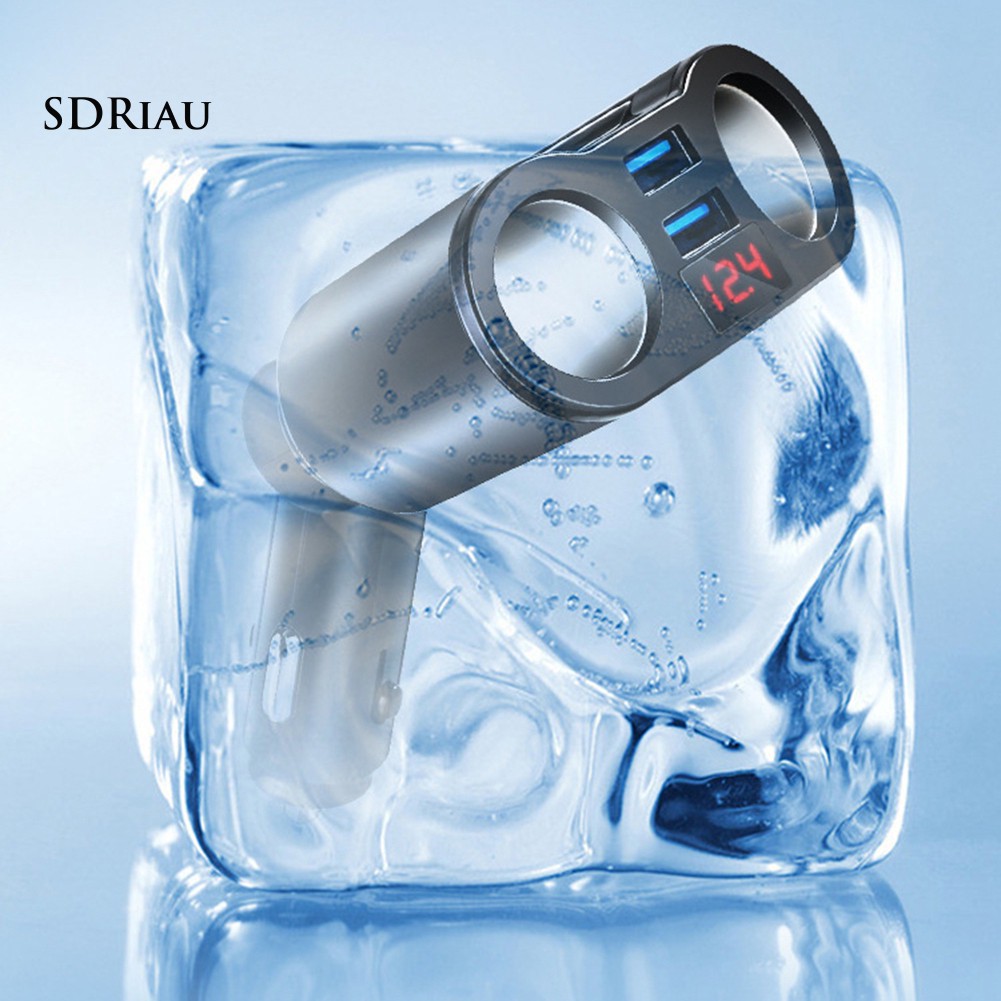 Tẩu Sạc 3 Cổng Usb 5v 3.1a Cho Xe Hơi