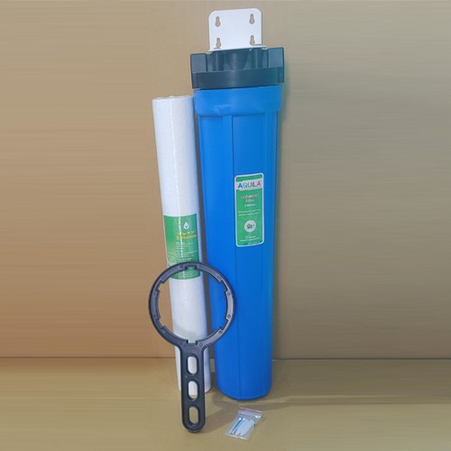 Bộ lọc nước sinh hoạt ly đơn 20 inch tặng kèm thêm lõi