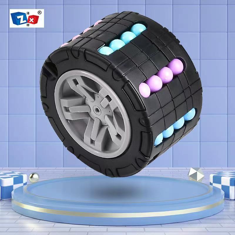 Rubik Hạt Đậu Biến Thể Hình Bánh Xe - Rubik Magic Bean Spinner Con Quay Đồ Chơi Rèn Luyện Trí Tuệ Cho Bé