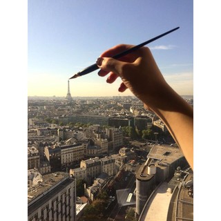 Tranh cạo Hàn Quốc - Paris
