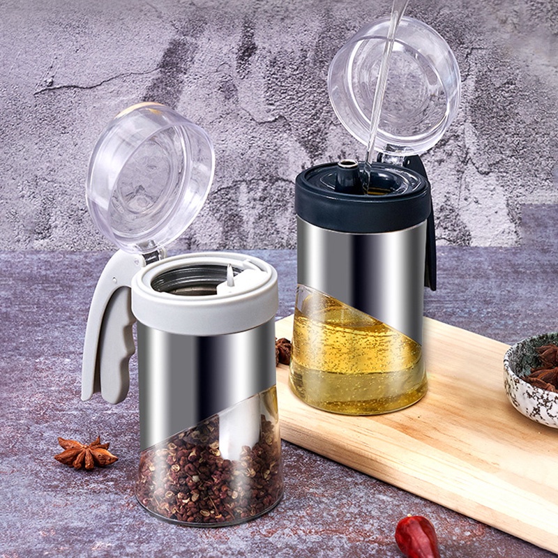 Bình Lắc Gia Vị Bằng Thép Không Gỉ Tiện Dụng