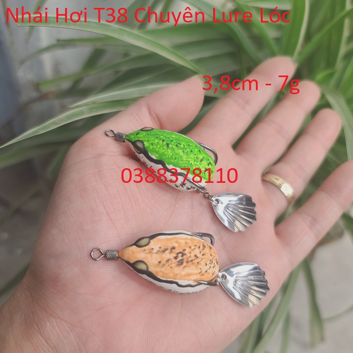 Mồi Câu Cá Nhái Hơi T38 Chuyên Lure Lóc