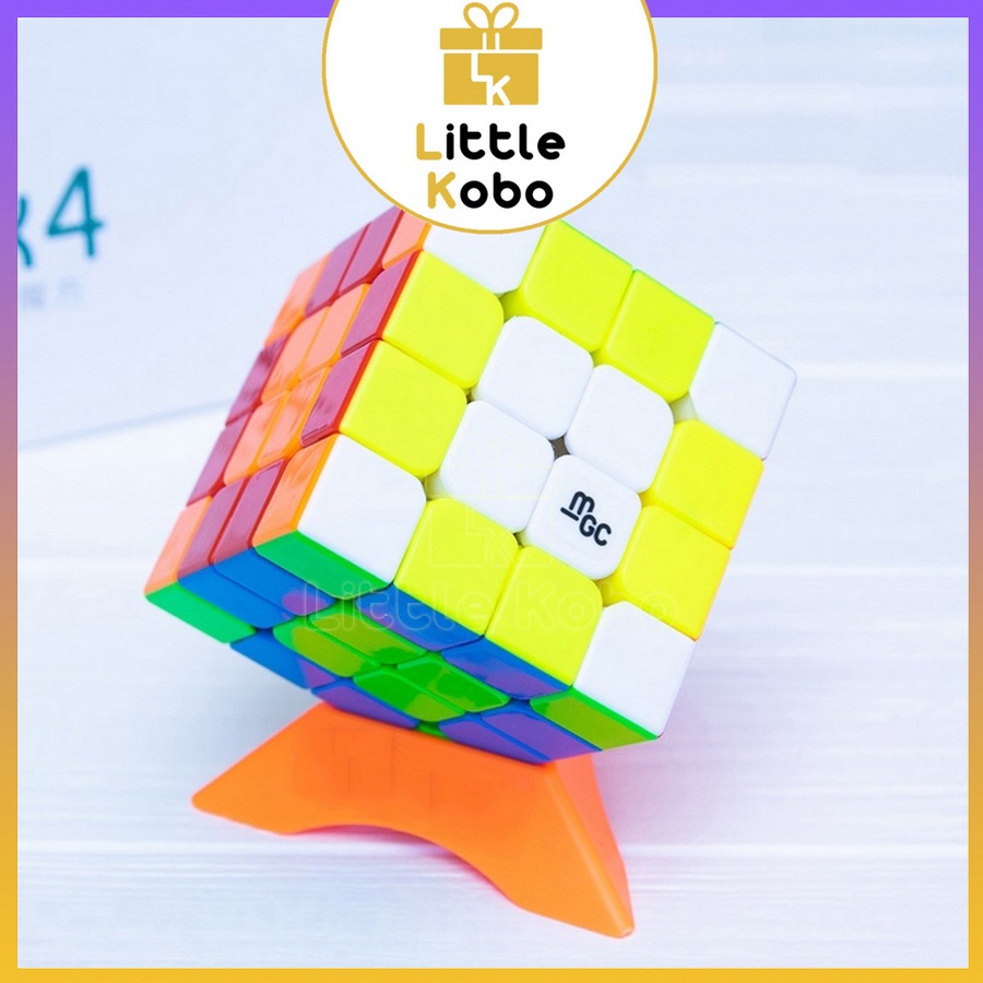 Rubik 4x4 YJ MGC 4x4 Có Nam Châm Stickerless Rubic Không Viền 4 Tầng Đồ Chơi Trí Tuệ