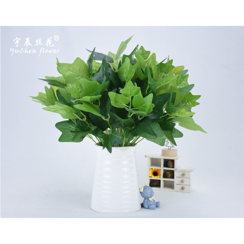 Cây xanh giả trang trí siêu xinh nhiều mẫu 7 nhánh và cao 33 cm, phù hợp decor trong và ngoài nội thất