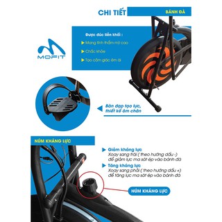 Xe Đạp Tập Thể Dục MO 2060 Đo Nhịp Tim