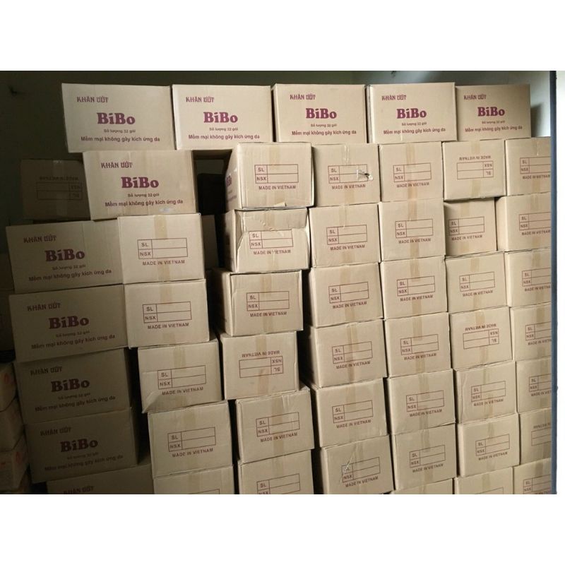 KHĂN GIẤY ƯỚT BIBO KHÔNG MÙI 100 TỜ. AN TOÀN CHO BÉ.  RẺ CHO MẸ