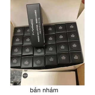 Son MAC RUBY WOO/CHILI/BẢN POWDER KISS CHUẨN AUTHENTIC
