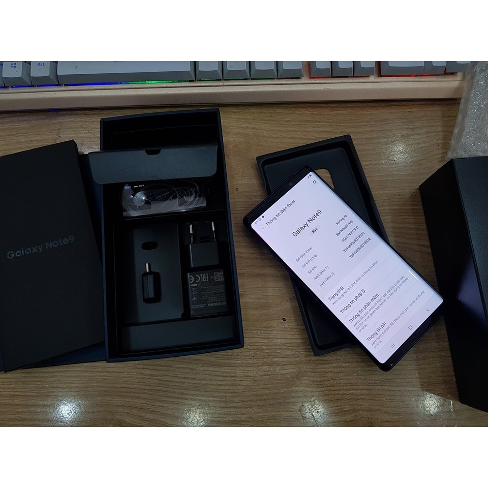 Điện Thoại samsung Galaxy Note 9 bản 2 sim Quốc tế chạy chip Snap dragon 845 cực mạnh| Tặng đủ Phụ kiện | tại Playmobile