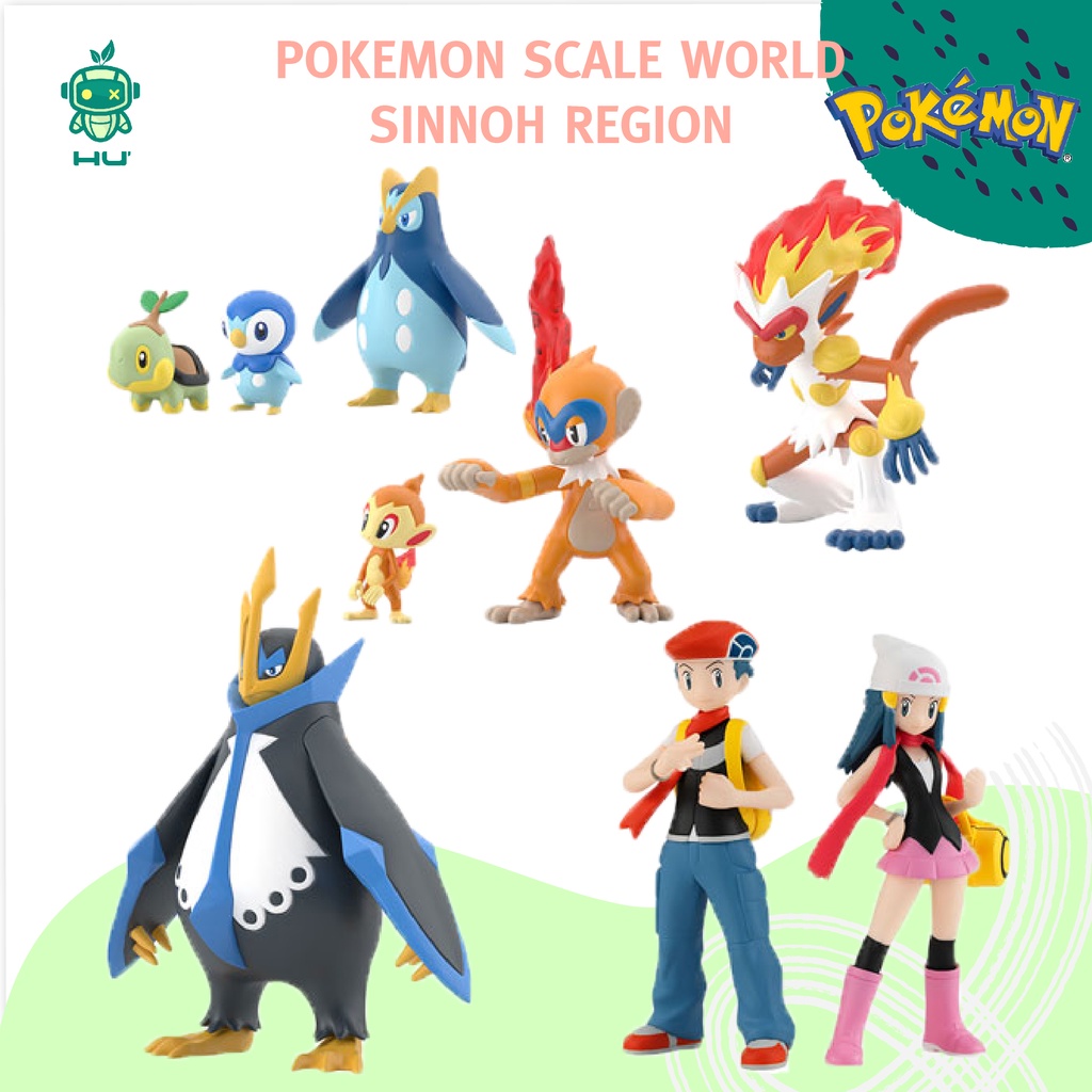 Mô hình đồ chơi sưu tập Pokemon Scale World Sinnoh Region