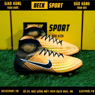 Giày Bóng Đá TQ Magista Vàng Đen Cao Cổ FG