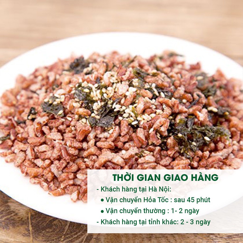 (Mẫu thử 15g) Gạo lứt rong biển giảm cân, gạo lứt rong biển Nhà Lá giòn ngon, giàu dinh dưỡng