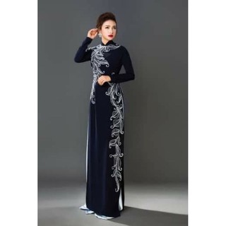 ÁO DÀI MẸ ĐÍNH PHA LÊ CAO CẤP