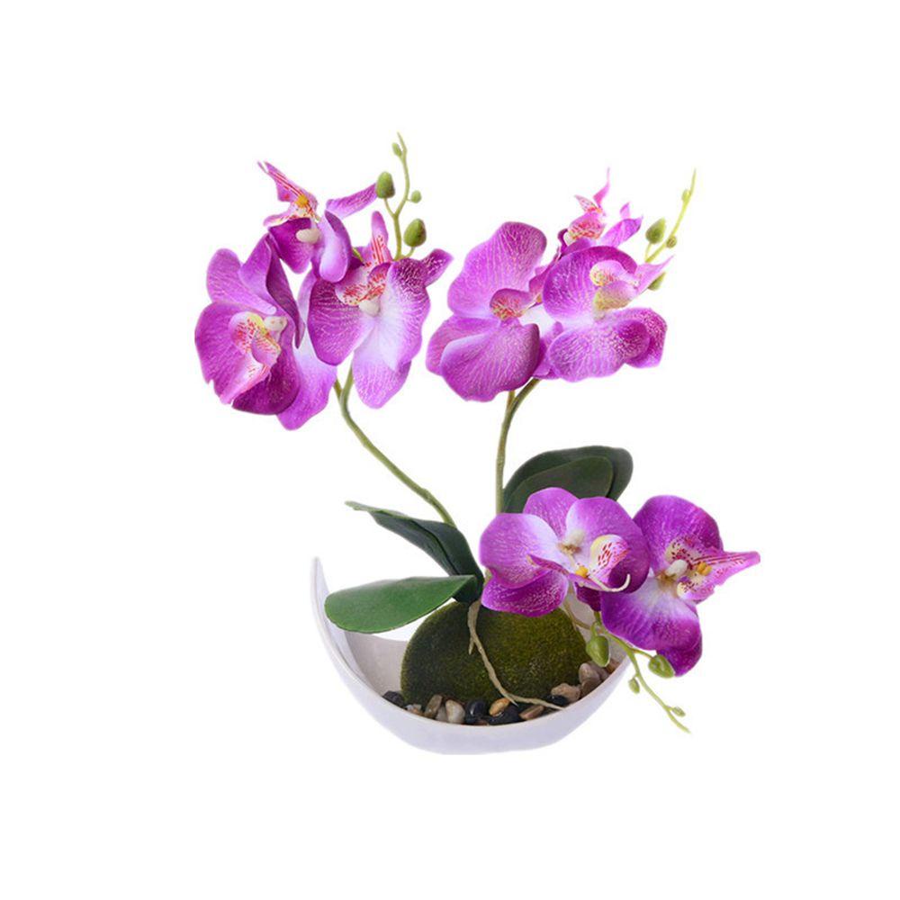 IVORY Cành Hoa Lụa Nhân Tạo Trang Trí Nội Thất Đẹp Mắt