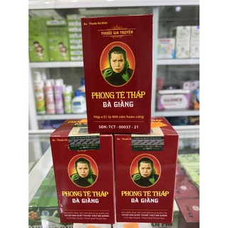 Phong tê thấp bà giằng lọ 400 viên hoàn cứng