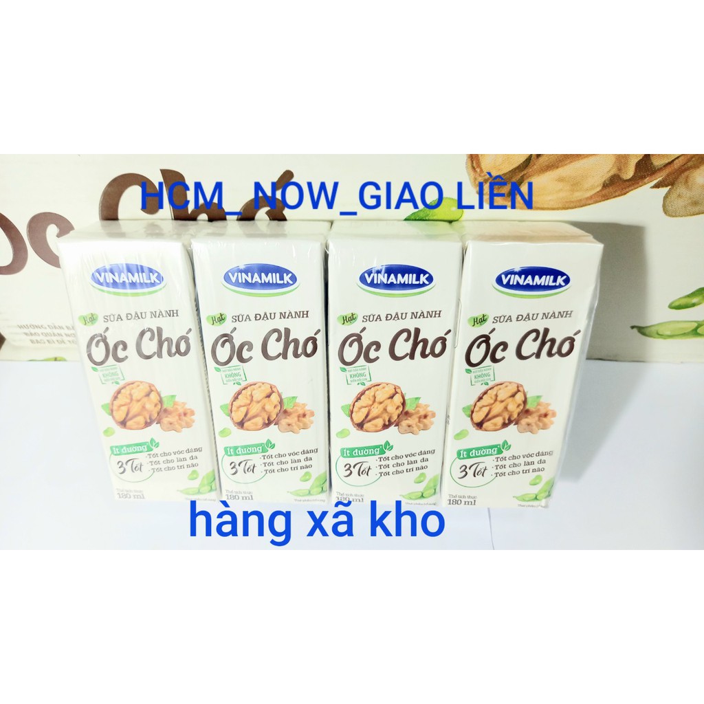 1 thùng 48 hộp sữa đậu nành óc chó vinamilk 180ml hộp 19.10.2021