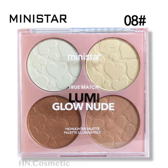Phấn Tạo Khối MINISTART True Match Lumi Glow Nude Highlighter Palette Palette ILLuminatrice | BigBuy360 - bigbuy360.vn