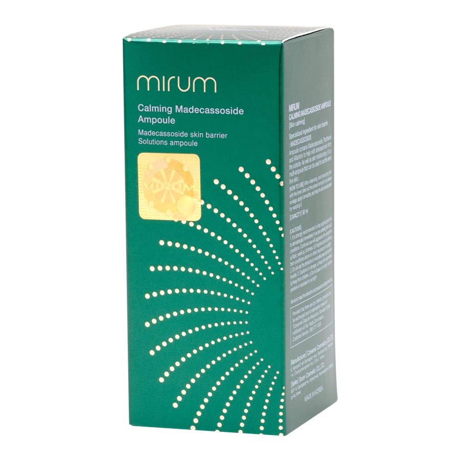 Ampoule Mirum làm dịu da làn da tổn thương và cấp ẩm