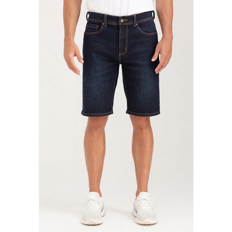Quần short jeans nam form vừa , phong cách trẻ trung, năng động thoải mái John Henry - SP22FH06-JN