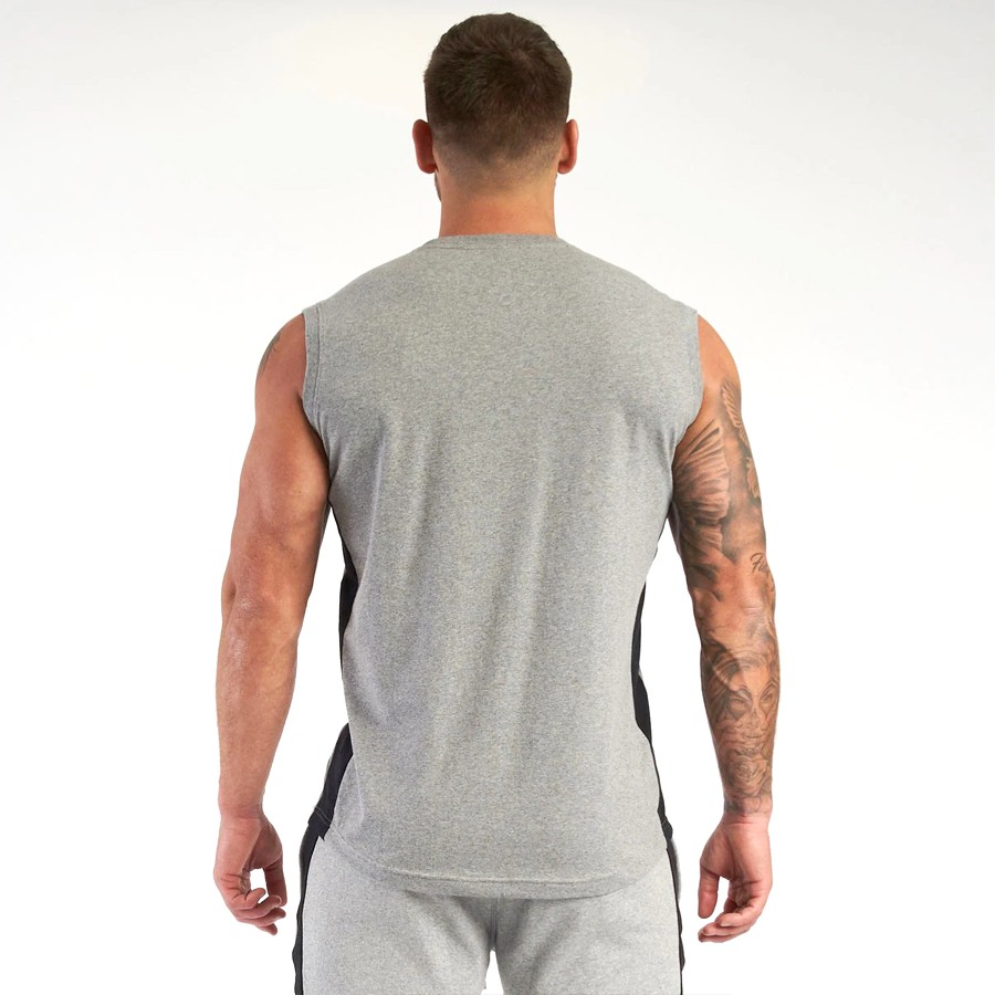 Áo Ba Lỗ Thể Thao Vải Cotton Cho Nam