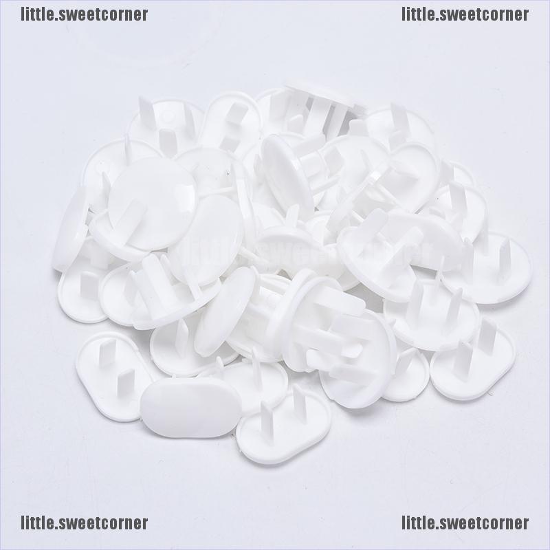 Set 10 Ổ Cắm Điện Gắn Tường Bằng Nhựa Bảo Vệ An Toàn Cho Bé