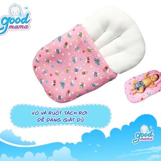 [Cả gối] Bộ đệm ôm thông minh sơ sinh bé nằm cao cấp Goodmama