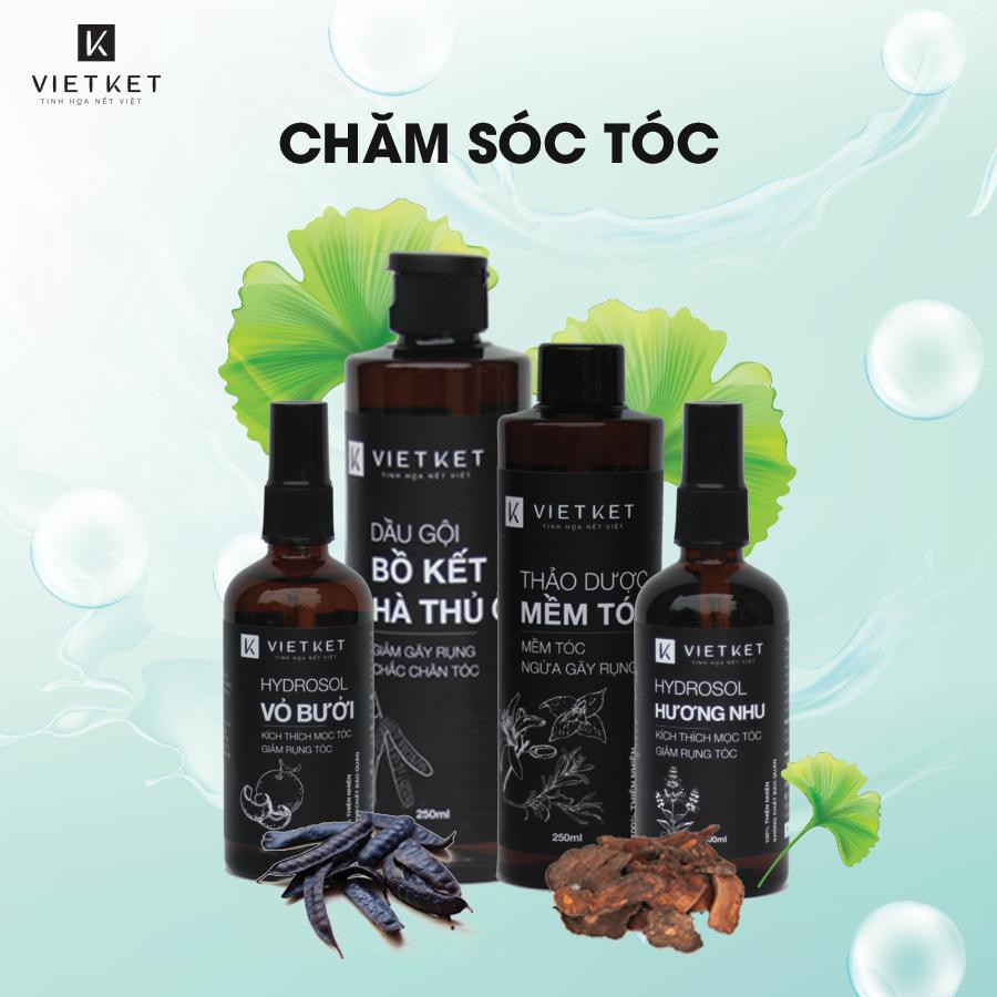 Thảo dược mềm tóc Việt Kết _ Dưỡng tóc suôn mềm, mượt tóc, giúp tóc chắc khỏe_vietket