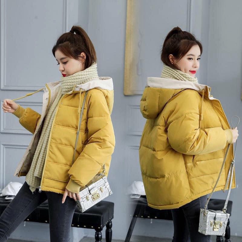 (HCM) Áo phao bánh mì siêu xinh ấm áp mùa đông mũ có lông vũ siêu ấm , giữ ấm cơ thể mùa lạnh KOKO MI FASHION