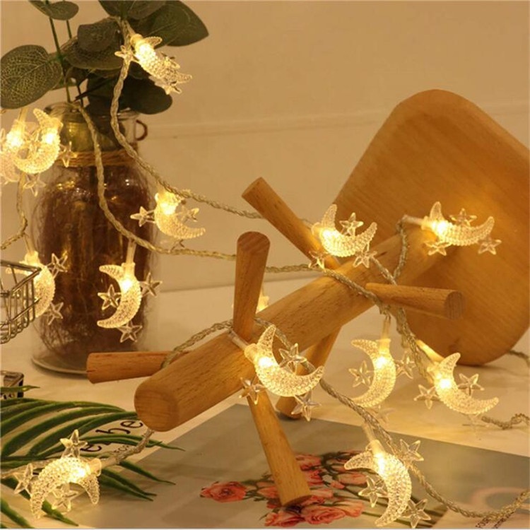 Dây Đèn Led Hình Mặt Trăng Trang Trí Năm Mới