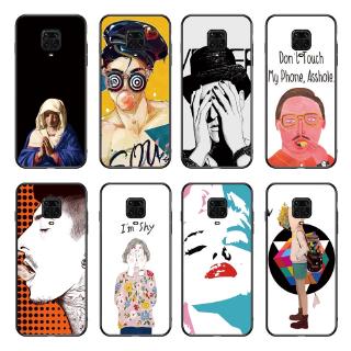 Ốp lưng TPU dẻo họa tiết hoạt hình cho Xiaomi Redmi Note 9S / Note 9 Pro Max / Note 8 Pro