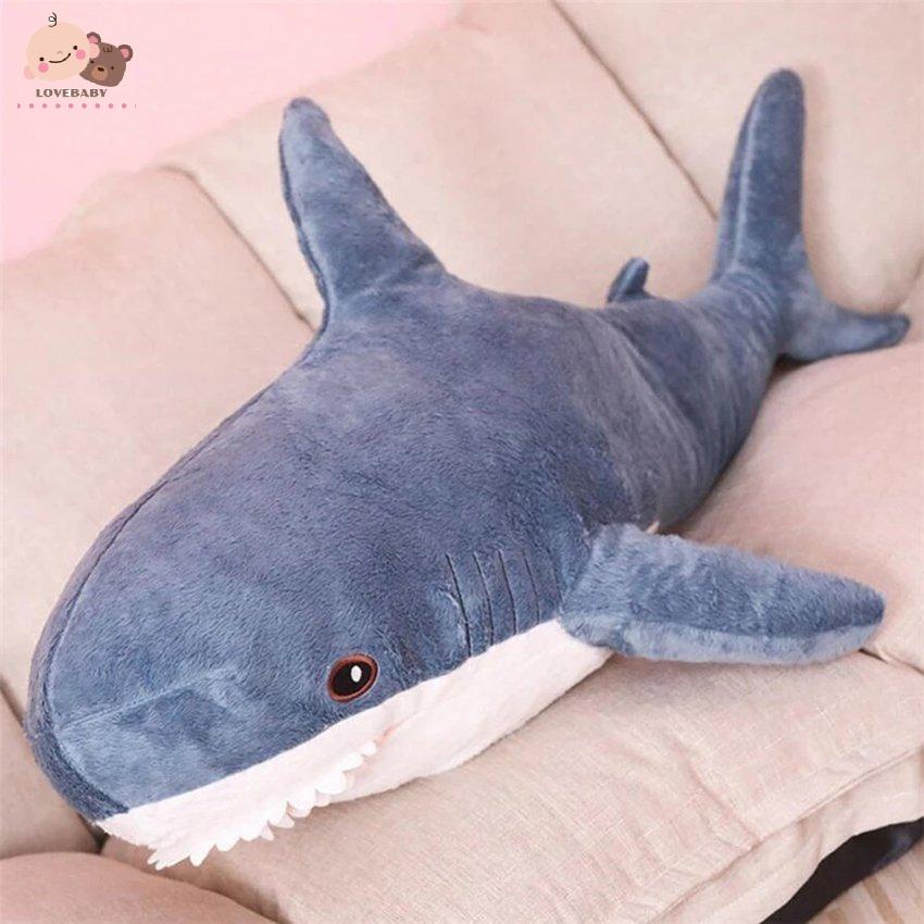 Shark Plush Toys Soft Stuffed Animal Little Shark Pillow PP Cotton Filled