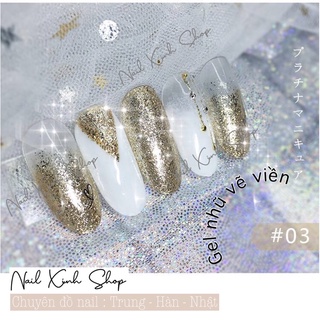 Gel viền nhũ flash siêu sáng