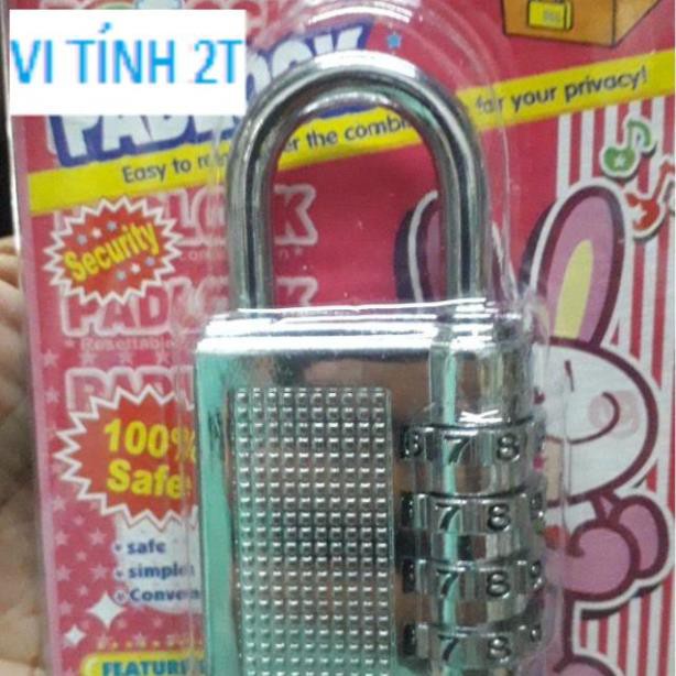 khóa 4 số inox đổi mật khẩu được