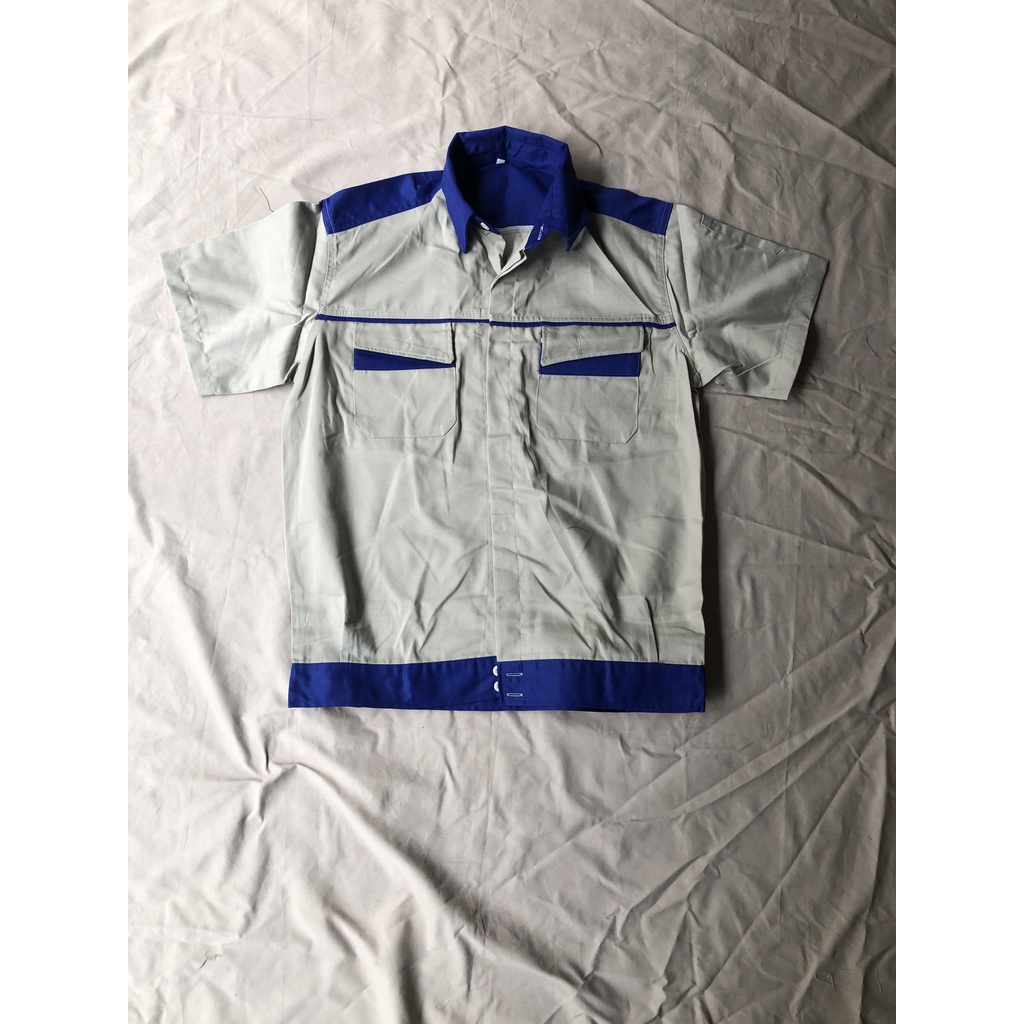 Áo Lao Động Cộc Tay