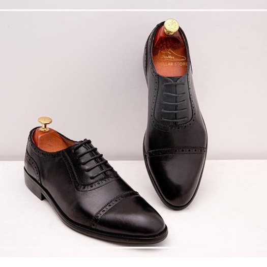Giày tây nam công sở dáng Oxford da thật bảo hành 12 tháng - Mã T27
